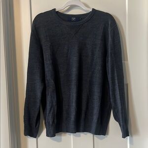 J. Crew Blue Crewneck Sweater Classic Knit Design